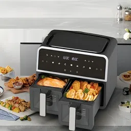 gethome Dual Air Fryer, Maximize The Healthiest Meals With Double Basket Capacity Air Fryer-picture-26