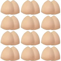 geyoga 12 Pairs Triangle Sports Bra Inserts Push Up Breast Bra Insert Pads Removable-picture-11