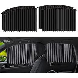 GFDesign 4pcs Magnetic Car Window Curtains, Car Window Sun Shade Protector - Car Sun Shade Protector Window, Car Side Window Privacy Cover, Car Curtain Window Slider, Removable - Keeps Cooler Screen-image-26