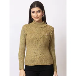 GFO Women Self Design Cable Knit Woollen Pullover-picture-32