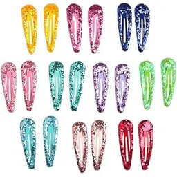 ghelonadi 8 Pcs Small Multicolored Glitter Tic Tac Clips Designer Shiny Tic-Tac Hair Pins Glossy Metal Pins Hair Clip Pins Tik-Tak Clip Pin For Women Stylish Hair Accessories, Hair Styling Tool Tik Tak Clips 4 Pairs.-picture-52