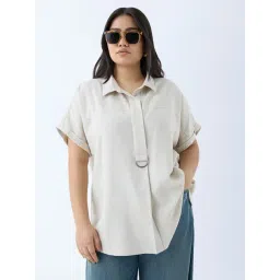 Gia by Westside Off-White Blouse-picture-35