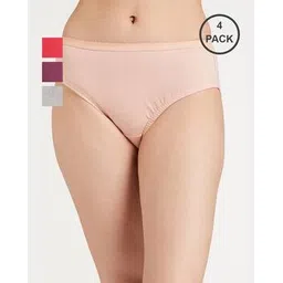 gialon  Pack of 4 High Rise Cotton Briefs-picture-28