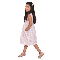 GIANNA Polka Dot Print A-Line Dress image 3