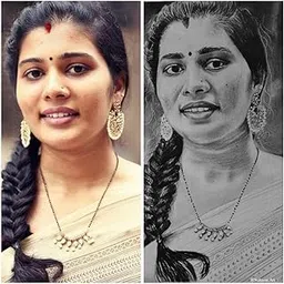 Gift Hendmede Pencil sketch Portrait-picture-14