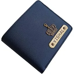 giftorious Customised Original Leather Wallet for Men with Name, Personalized Purse (Navy Blue) Unique Stylish Gift for Brother, Husband, Boyfriend, Birthday, Rakshabandhan, New Year, Valentine's Day-picture-35