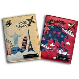 giftsclub Explore More Unisex Lightweight Snap Closure Passport Covers-picture-49