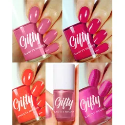 gifty Nail Lacquer (Alive Every Moment) Be Bold,Spoiled Diva,Evening Sand,Rocking Red,Valentine Special-picture-13