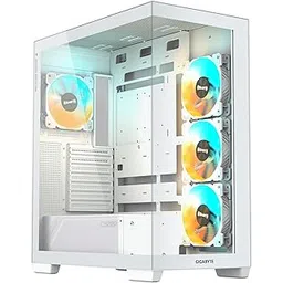 GIGABYTE GB-C500PI ST Mid Tower Gaming Cabinet | Panoramic Glass | High-Airflow Design | Supports ATX, Micro ATX, Mini ITX | 4 Pre-Installed ARGB Fans | USB 3.0 | Modern Layout – Black-picture-30