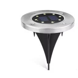 GIGAWATTS Disc 8 LED Solar Ground Disk Light White, ‎GW-DSL-4 (Pack of 4 Pcs)-picture-46