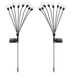 Gigawatts GW-301WW 8 LED Warm White Firefly Solar Garden Light (Pack of 2)-picture-16