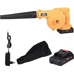 GIGAWATTS XLNT Heavy Duty Cordless Air Blower Quick Cleanup Handheld Blowing Dust Cleaning Air Blow Gun with 2 Large Batteries & Charger for Home Office Car PC Computer Garden Leaf Dirt Cleaner-picture-23