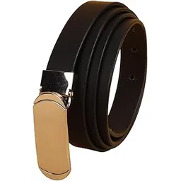 gil Ladies Genuine Leather Belt, Formal Black with Metal Buckle,Belt for dress Adjustable Size 28-44-picture-21