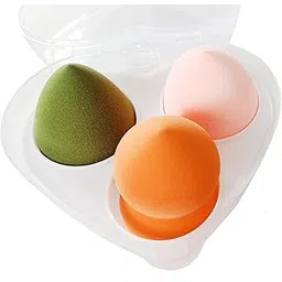 Gilded Cloud Beauty Blender Sponge Set, Soft Egg Shaped Blending Puff For Beauty Blender, Flawless Makeup for Liquid Foundation, Cream, Powder, Dry & Wet Makeup Applicator For Girls, Women (3 Pcs)-picture-42