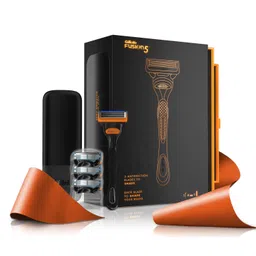 gillette Fusion Premium Gift Set for Men|1 Handle, 4 Cartridges, 1 Travel Case, Men-picture-11