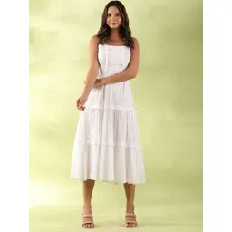 GILLORI Cotton A-Line Dress-picture-34