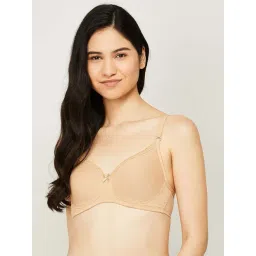 Ginger by Lifestyle Beige Padded Bra-picture-17