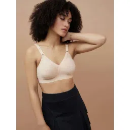 Ginger By Lifestyle Beige Regular Fit Bra-picture-30