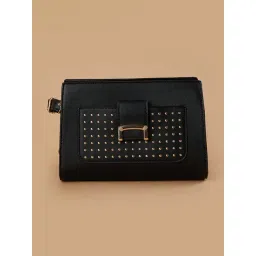 Ginger by Lifestyle Black Rivets Medium Sling Bag-picture-34
