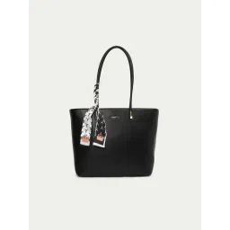 Ginger by Lifestyle Black Solid Shoulder Handbag-picture-22