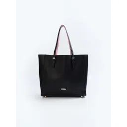 Ginger by Lifestyle Black Solid Tote-picture-38