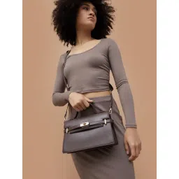 Ginger by Lifestyle Coffee Satchel Handbag image 1