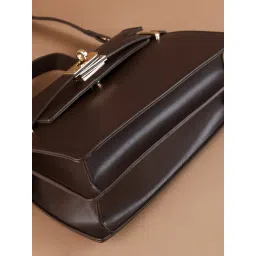 Ginger by Lifestyle Coffee Satchel Handbag image 4