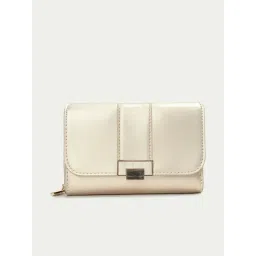 Ginger by Lifestyle Gold Solid Wallet For women-picture-11