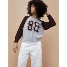 Ginger By Lifestyle Light Brown Cotton Regular Fit Printed Sweatshirt-picture-18