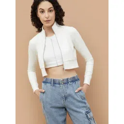 Ginger by Lifestyle Off White Polyester Regular Fit Printed T-Shirt-picture-15