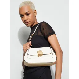 Ginger by Lifestyle Off White Shoulder Handbag-picture-19