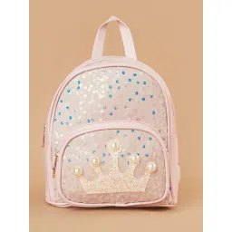 Ginger by Lifestyle Pink Embellished Backpack-picture-40