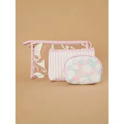 Ginger by Lifestyle Pink Printed Pouch-picture-29