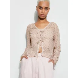 Ginger By Lifestyle Pink Regular Fit Printed Top-picture-29