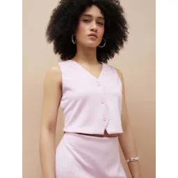 Ginger By Lifestyle Pink Regular Fit Top-picture-48