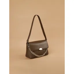 Ginger by Lifestyle Tan Sling Handbag image 2