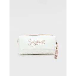 Ginger by Lifestyle White Textured Pouch-picture-34