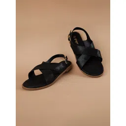 Ginger by Lifestyle Women Criss-Cross Open Toe Flats-picture-35