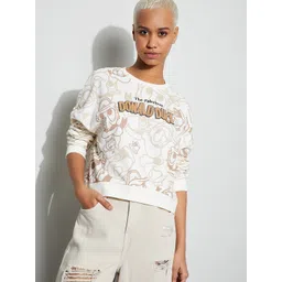 Ginger by Lifestyle Women Donald Duck Printed T-shirt-image-35