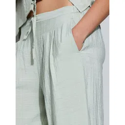 Ginger by Lifestyle Women Easy Wash Pleated Trousers image 4