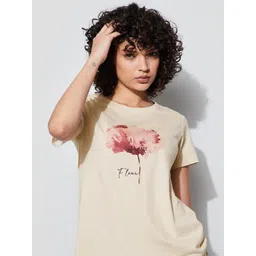 Ginger by Lifestyle Women Floral Printed T-shirt-picture-37