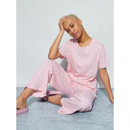 Ginger by Lifestyle Women Printed Night suit-picture-13