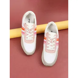 Ginger by Lifestyle Women PU Lace-Ups Slip-On Sneakers-picture-33