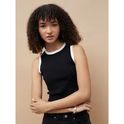 Ginger by Lifestyle Women Self Design Round Neck Top-picture-28