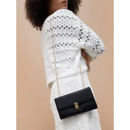 Ginger by Lifestyle Women Textured Crossbody Sling Bag-image-34