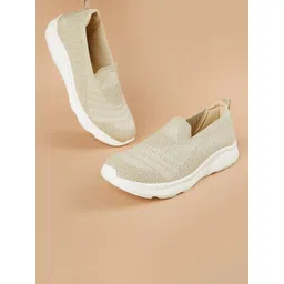 Ginger by Lifestyle Women Textured PU Slip-On Sneakers-picture-25