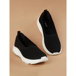 Ginger by Lifestyle Women Textured PU Slip-On Sneakers-picture-30