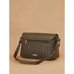 Ginger by Lifestyle Women Textured Structured Quilted Shoulder Bag-image-49