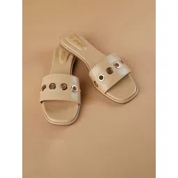 Ginger by Lifestyle Women Western Embellished Open Toe Flats-image-21