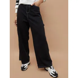 Ginger by Lifestyle Women Wide Leg Mid-Rise Jeans-picture-36